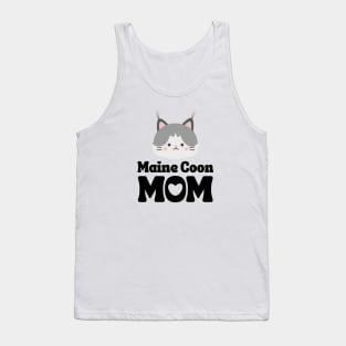 Maine Coon Mom / Maine Coon Cat Mama / Funny Cat Shirt / Gift for Maine Coon Cat Tank Top